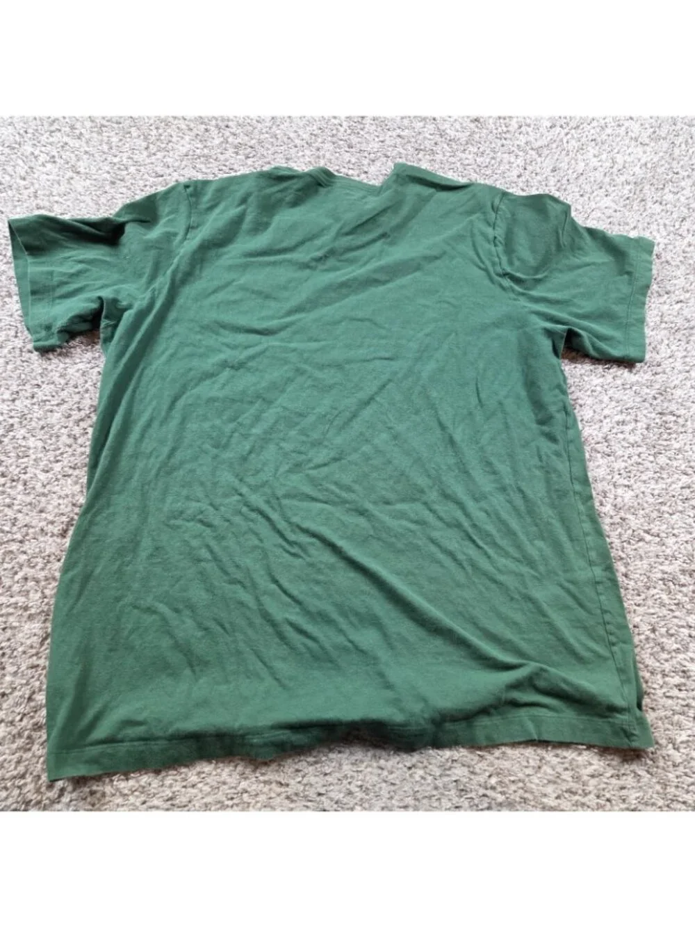 Nike Sportswear T-Shirt Mens XL Green Burgundy Red Swoosh Short Sleeve Read